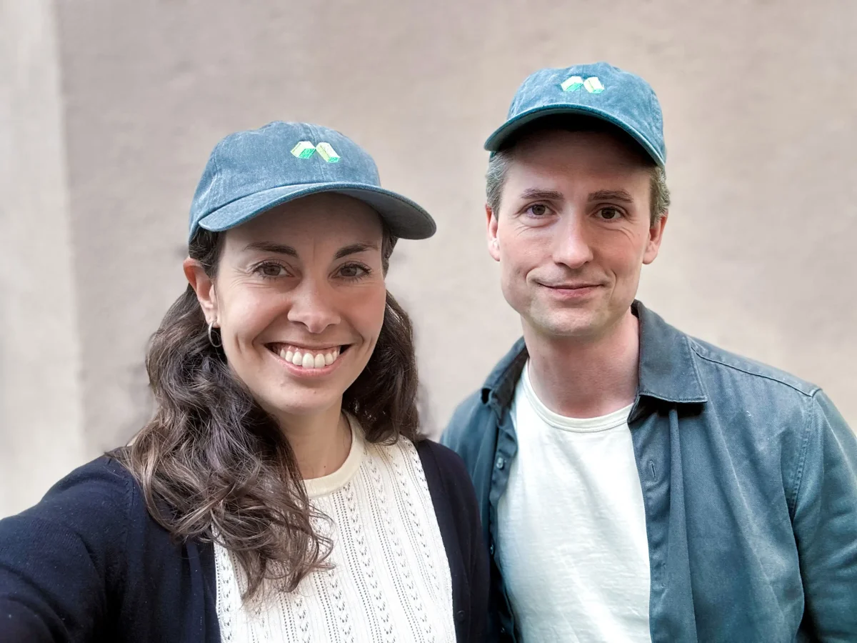 Twirl founders Rebecka Storm (left) and Eric Hansander (right)
