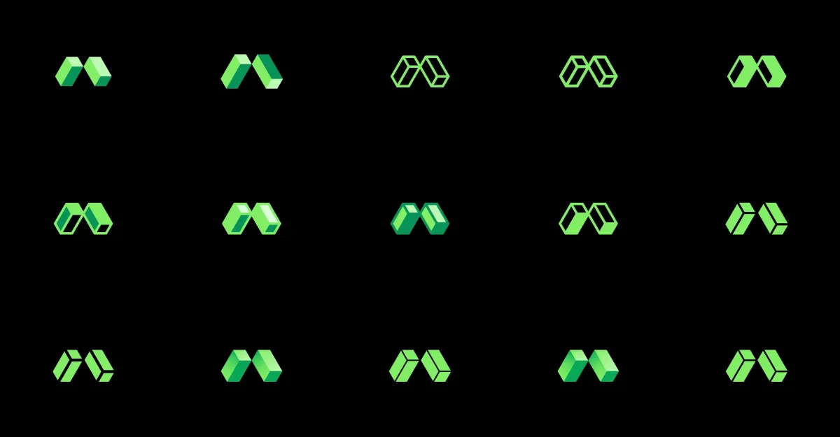 Grid of logo options