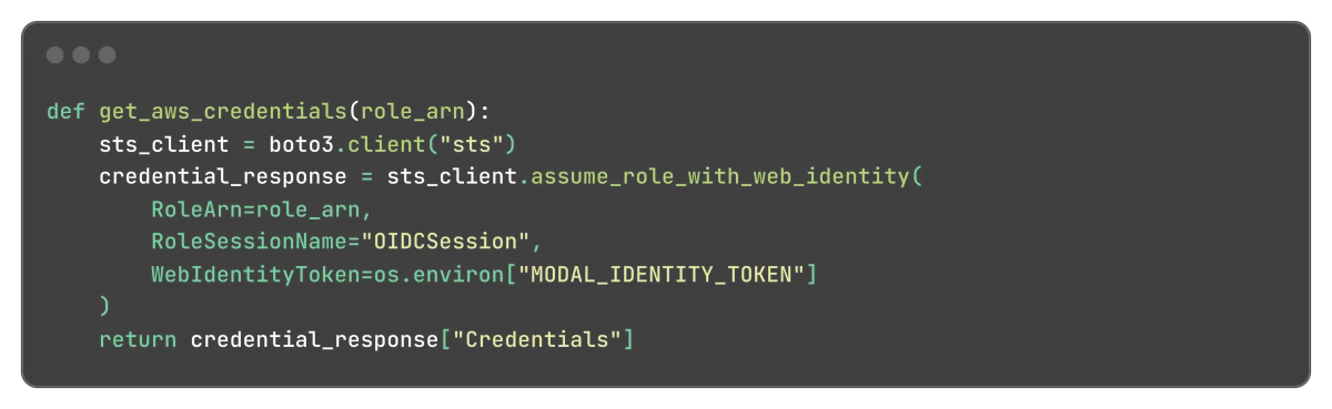 OIDC example